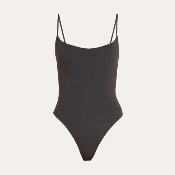 NWT Skims Fits Everybody Cami Thong Bodysuit in Onyx XXS - Picture 1 of 3